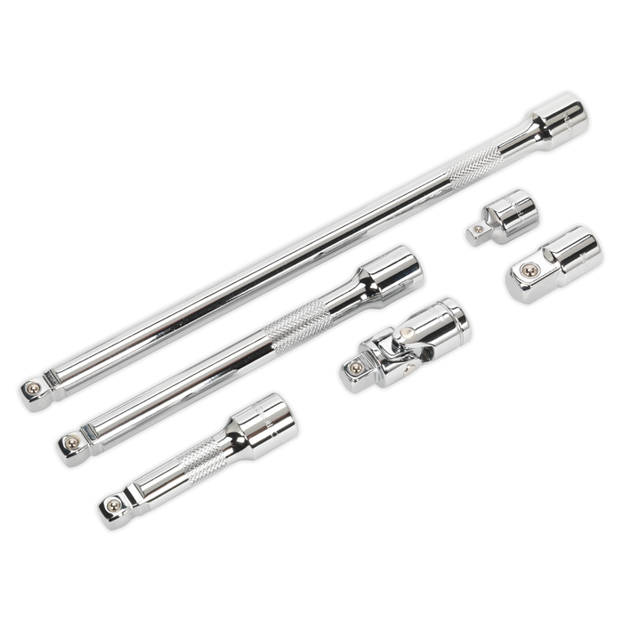 Premier Wobble/Rigid Extension Bar, Adaptor & Universal Joint Set 3/8"Sq Drive 6pc | AK7690