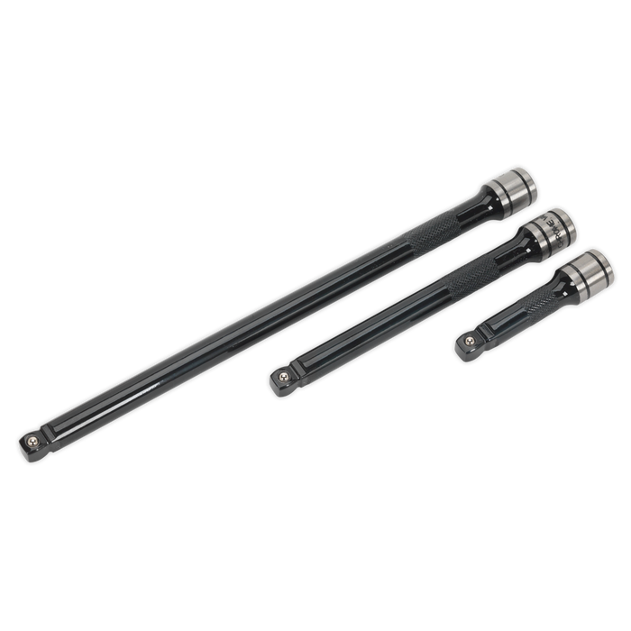 Premier Black Wobble/Rigid Extension Bar Set 3/8"Sq Drive 3pc | AK7691