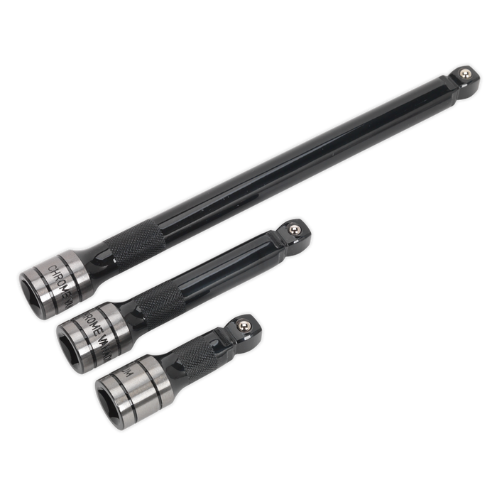 Premier Black Wobble/Rigid Extension Bar Set 1/2"Sq Drive 3pc | AK7692