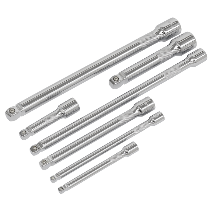 Premier Wobble/Rigid Extension Bar Set 1/4", 3/8" & 1/2"Sq Drive 7pc | AK770