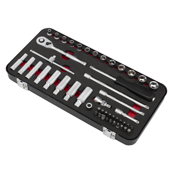 Premier Platinum Socket Set 1/4"Sq Drive 49pc | AK7920