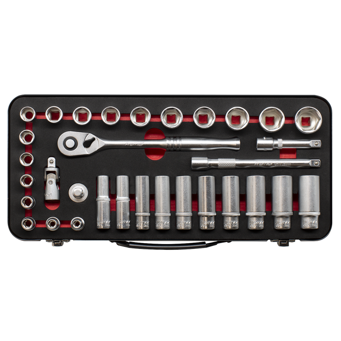 Premier Platinum Socket Set 3/8"Sq Drive 32pc | AK7922