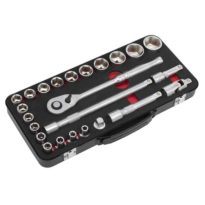 Premier Platinum Socket Set 1/2"Sq Drive 24pc | AK7924