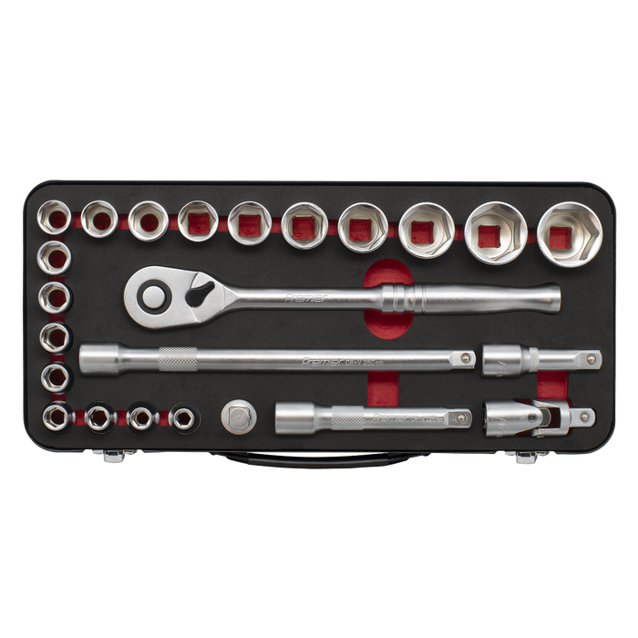 Premier Platinum Socket Set 1/2"Sq Drive 24pc | AK7924
