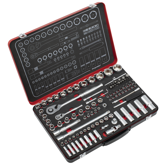 Premier Platinum Socket Set 1/4" & 1/2"Sq Drive 108pc | AK7926
