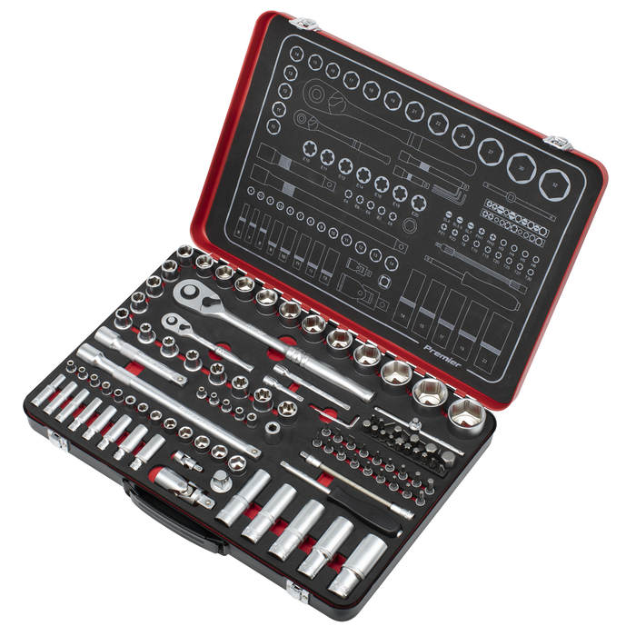 Premier Platinum Socket Set 1/4" & 1/2"Sq Drive 108pc | AK7926