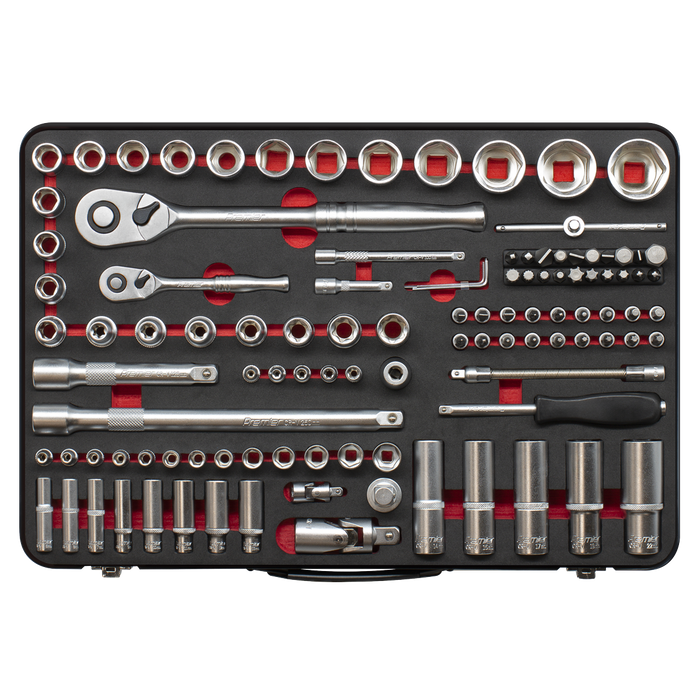 Premier Platinum Socket Set 1/4" & 1/2"Sq Drive 108pc | AK7926