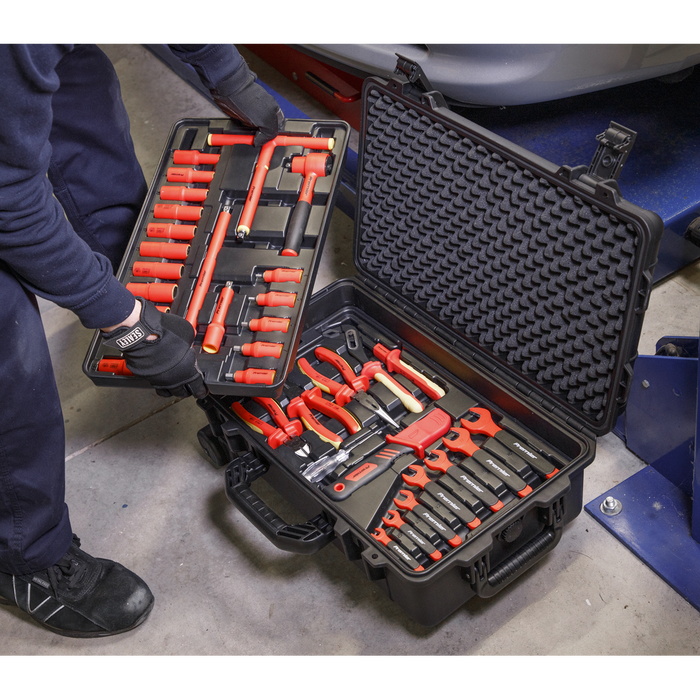 Premier Insulated Tool Kit 3/8"Sq Drive 1000V 50pc - VDE Approved | AK7938