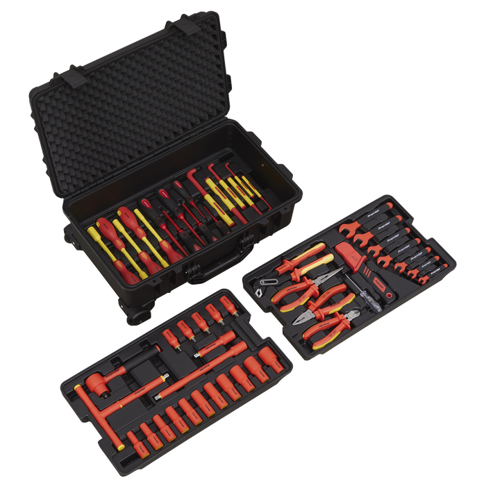 Premier Insulated Tool Kit 3/8"Sq Drive 1000V 50pc - VDE Approved | AK7938