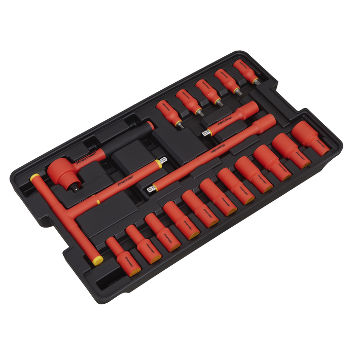 Premier Insulated Tool Kit 3/8"Sq Drive 1000V 50pc - VDE Approved | AK7938