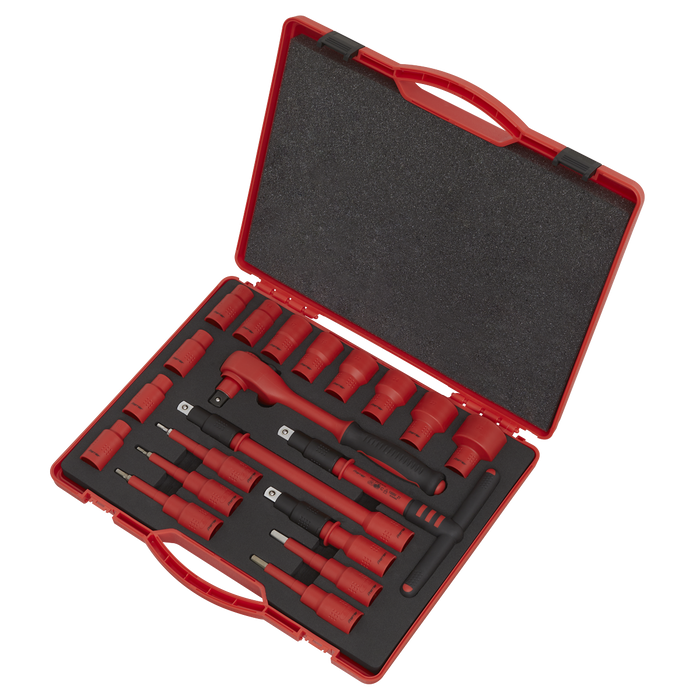 Premier Insulated Socket Set 1/2"Sq Drive 20pc - VDE Approved | AK7941