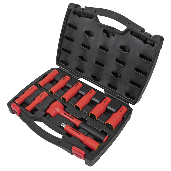 Premier Insulated Socket Set 1/2"Sq Drive 10pc - VDE Approved | AK7943