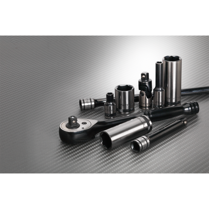 Premier Black Socket Set 1/4"Sq Drive 32pc | AK7970