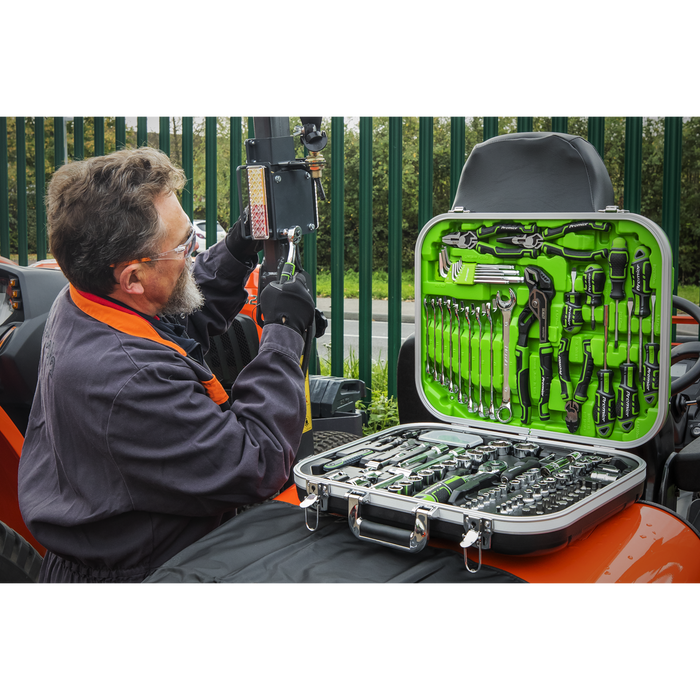 Premier Mechanic's Tool Kit 144pc - Hi-Vis Green | AK7980HV