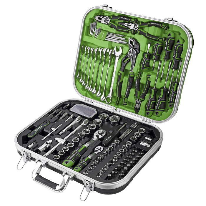 Premier Mechanic's Tool Kit 144pc - Hi-Vis Green | AK7980HV