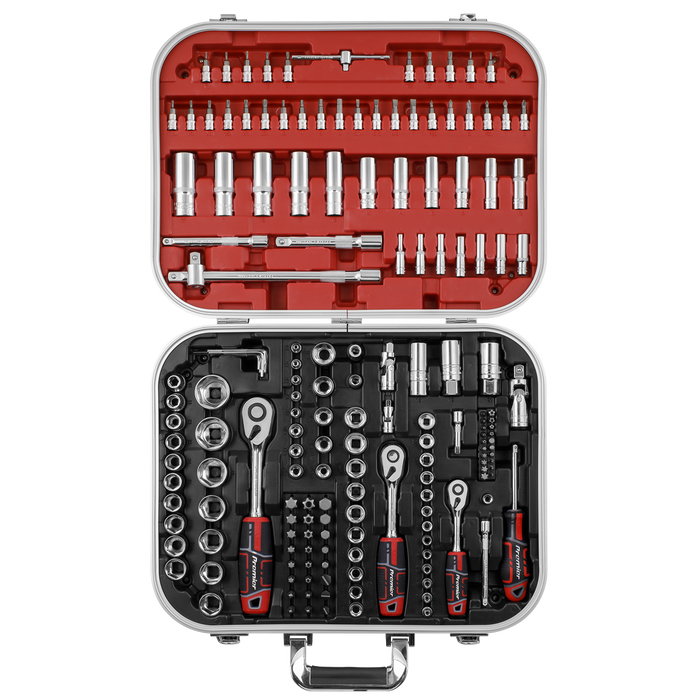 Premier Socket Set 1/4", 3/8" & 1/2"Sq Drive 172pc | AK7981