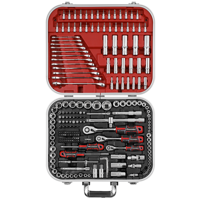 Premier Socket Set 1/4", 3/8" & 1/2"Sq Drive 216pc | AK7982