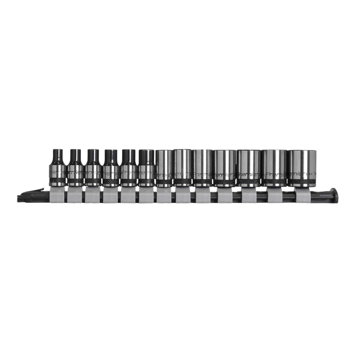 Premier Black Socket Set 1/4"Sq Drive 13pc | AK7990