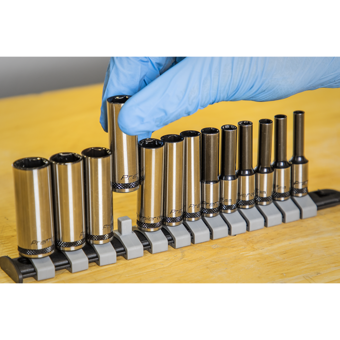 Premier Black Deep Socket Set 1/4"Sq Drive 13pc | AK7991
