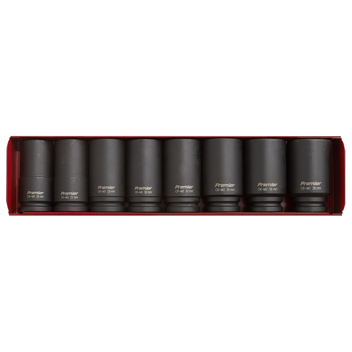 Premier Deep Impact Socket Set 3/4"Sq Drive 8pc | AK80/9M