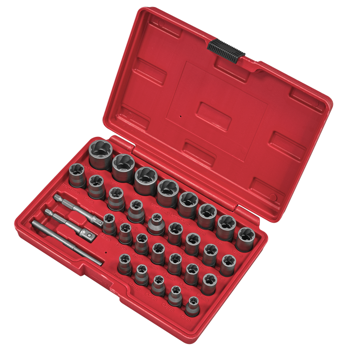 Slim Design Bolt & Nut Extractor Set 32pc | AK8132
