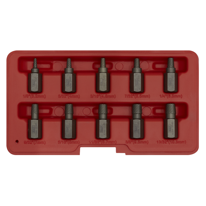 Multi-Spline Screw Extractor Set 10pc | AK8181