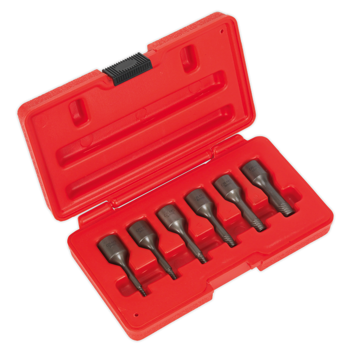 Screw Extractor Set 3/8"Sq Drive 6pc | AK8185