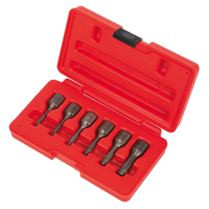 Screw Extractor Set 3/8"Sq Drive 6pc | AK8185
