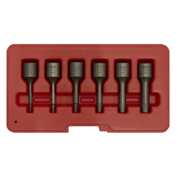 Screw Extractor Set 3/8"Sq Drive 6pc | AK8185