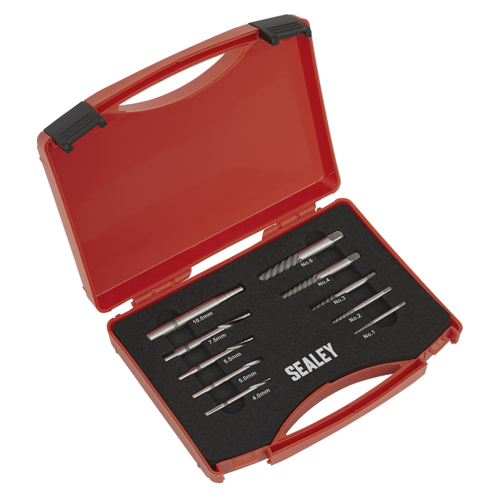 Step Drill Screw/Bolt Extractor Set 10pc | AK8187