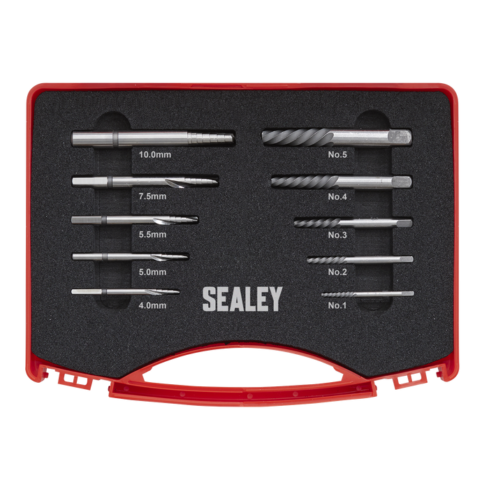Step Drill Screw/Bolt Extractor Set 10pc | AK8187