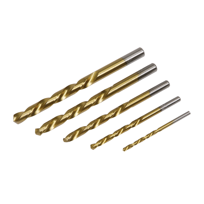 Left-Hand Spiral Drill Bit Set 5pc | AK8189
