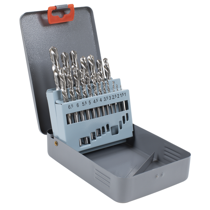 Left-Hand Spiral Drill Bit Set 19pc | AK8190