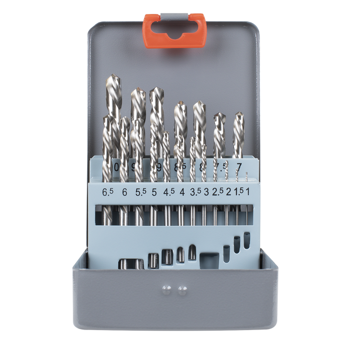 Left-Hand Spiral Drill Bit Set 19pc | AK8190