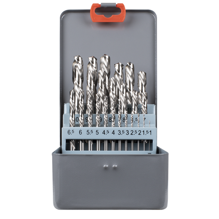 Left-Hand Spiral Drill Bit Set 25pc | AK8191