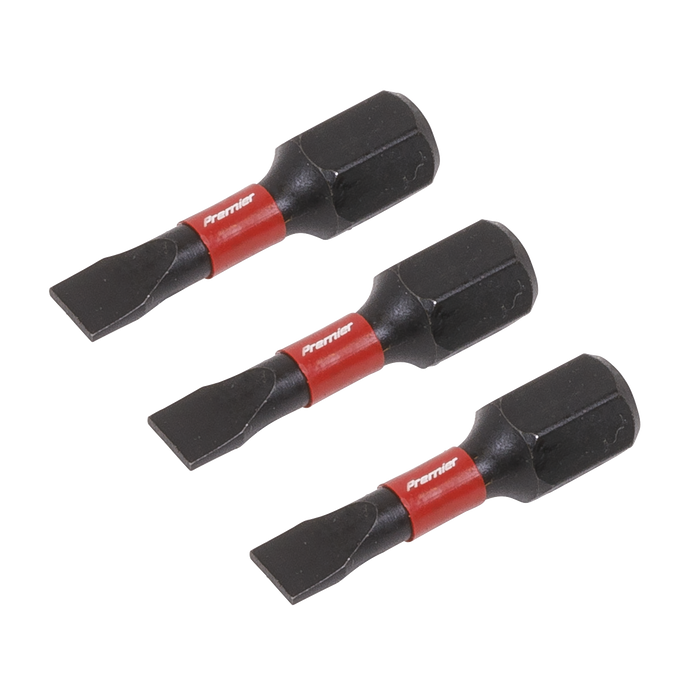 Premier Slotted Impact Power Tool Bits 4.5 x 25mm 3pc | AK8201