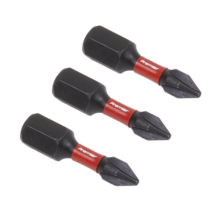 Premier Phillips Impact Power Tool Bits #1 x 25mm 3pc | AK8204