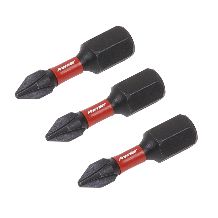 Premier Phillips Impact Power Tool Bits #1 x 25mm 3pc | AK8204