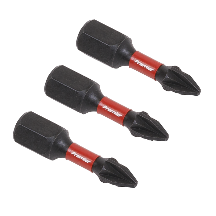 Premier Pozi Impact Power Tool Bits #1 x 25mm 3pc | AK8207