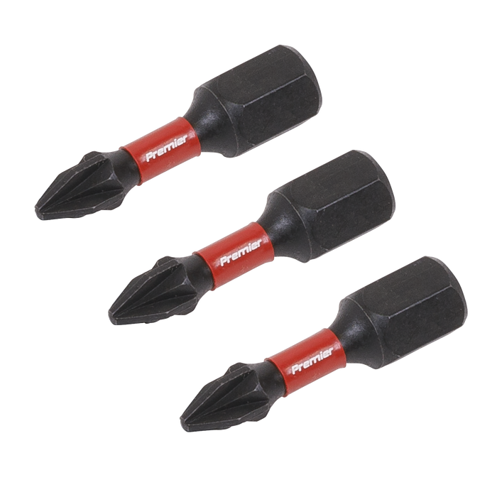 Premier Pozi Impact Power Tool Bits #1 x 25mm 3pc | AK8207