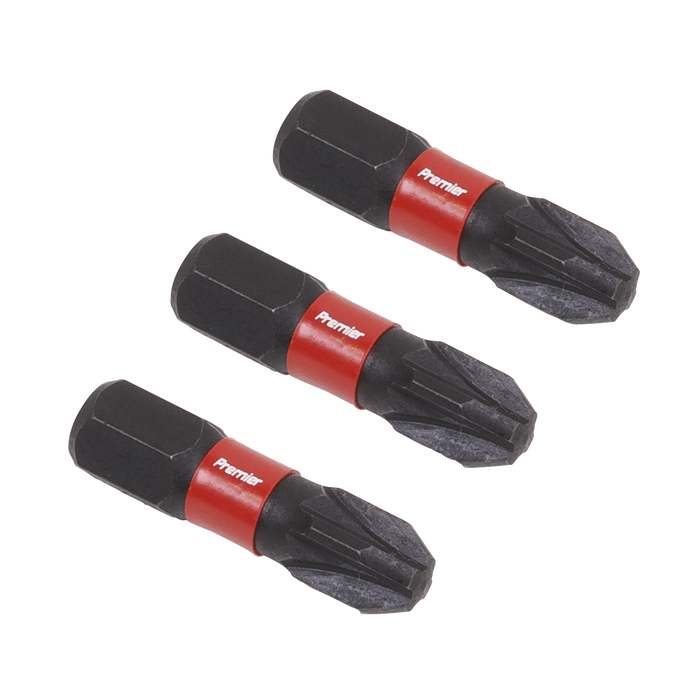 Premier Pozi Impact Power Tool Bits #3 x 25mm 3pc | AK8209