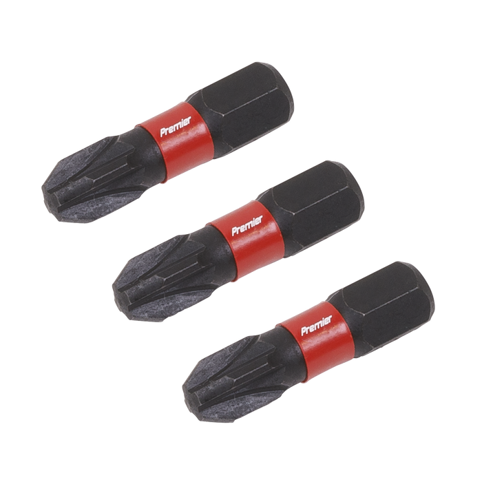 Premier Pozi Impact Power Tool Bits #3 x 25mm 3pc | AK8209