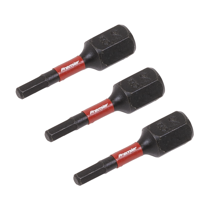 Premier Hex Impact Power Tool Bits 2.5 x 25mm 3pc | AK8210