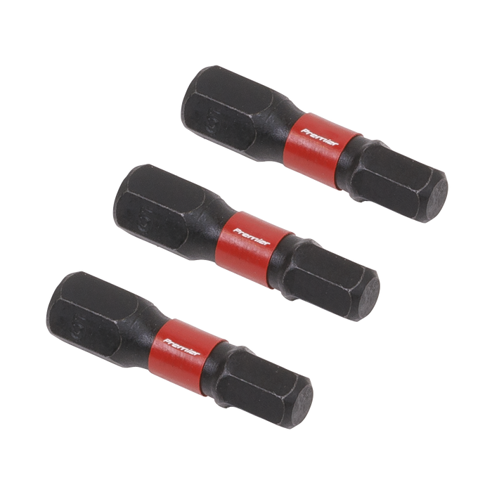 Premier Hex Impact Power Tool Bits 5 x 25mm 3pc | AK8213