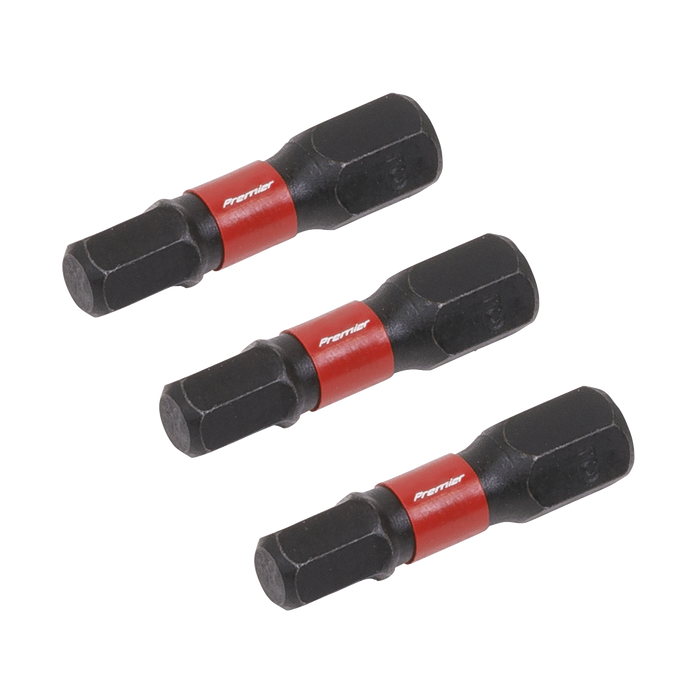 Premier Hex Impact Power Tool Bits 5 x 25mm 3pc | AK8213