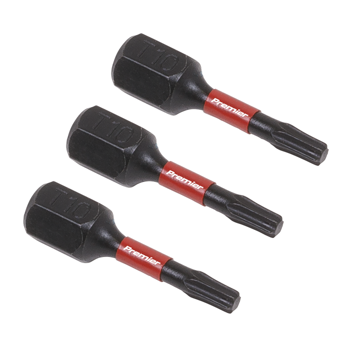 Premier TRX-Star* Impact Power Tool Bits T10 x 25mm 3pc | AK8215