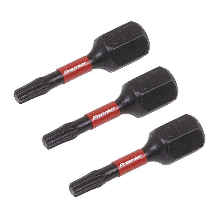 Premier TRX-Star* Impact Power Tool Bits T10 x 25mm 3pc | AK8215
