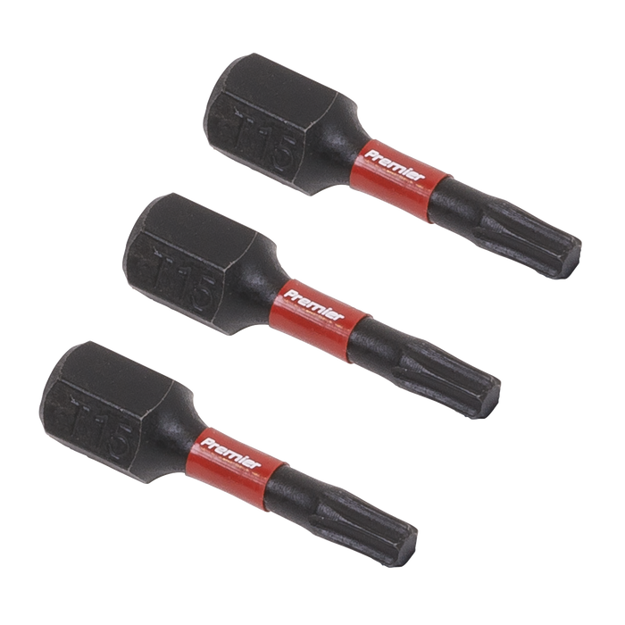 Premier TRX-Star* Impact Power Tool Bits T15 x 25mm 3pc | AK8216