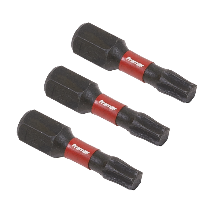 Premier TRX-Star* Impact Power Tool Bits T25 x 25mm 3pc | AK8218