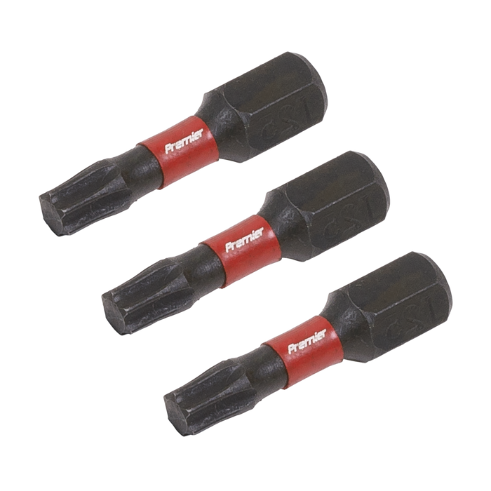 Premier TRX-Star* Impact Power Tool Bits T25 x 25mm 3pc | AK8218